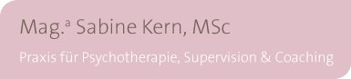 Mag. Sabine Kern, MSc, Praxis für Psychotherapie, Supervision & Coaching